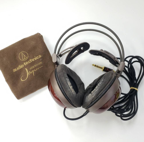 オーディオテクニカ ヘッドホン audio-technica ATH-W11JPN Japan オーディオテクニカ 袋付き