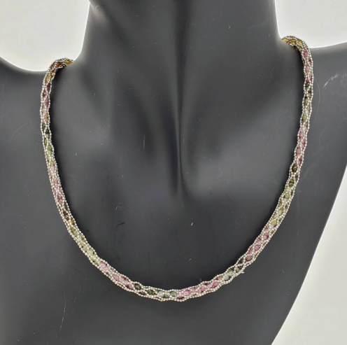 ネックレス トルマリン ネックレス K18 WG 重量：約12.72g レディース アクセサリー